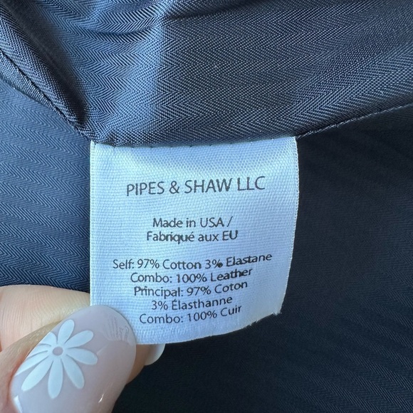 Veronica Beard Leather Panel Accent Moto Vest size 4 - Picture 4 of 8